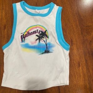 Garage Bahamas cropped tank